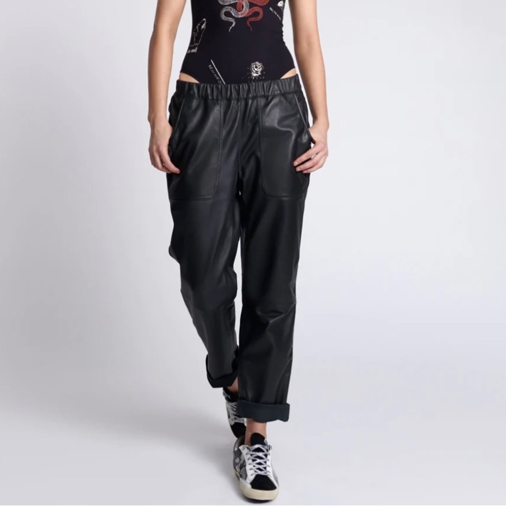 SOLD OUT One Teaspoon Leather Shabbie Pant